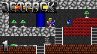 Jetpack (DOS) - Longplay: Levels 0 to 9 (Part 1 of 11)