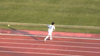 20141124 奈良クラブ-サウルコス福井 福井DF2亀井拓哉 ロングスロー1