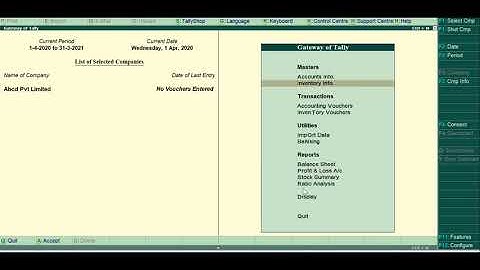 how to create stock item ledger in tally erp 9