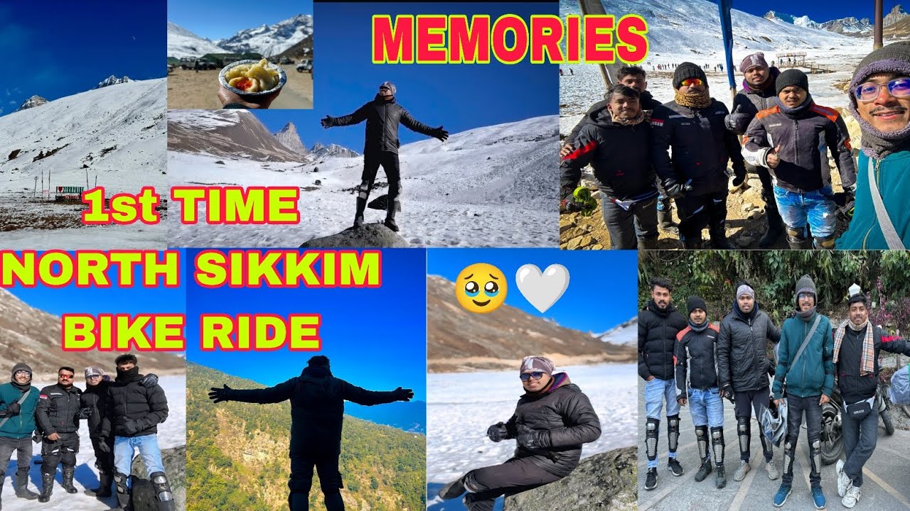 1ST TIME NORTH SIKKIM BIKE RIDE 💖🥹WITH BROTHER'S 🫶BEST MEMORIES💖RAIGANJ TO ZERO POINT🤍👍DONE✅