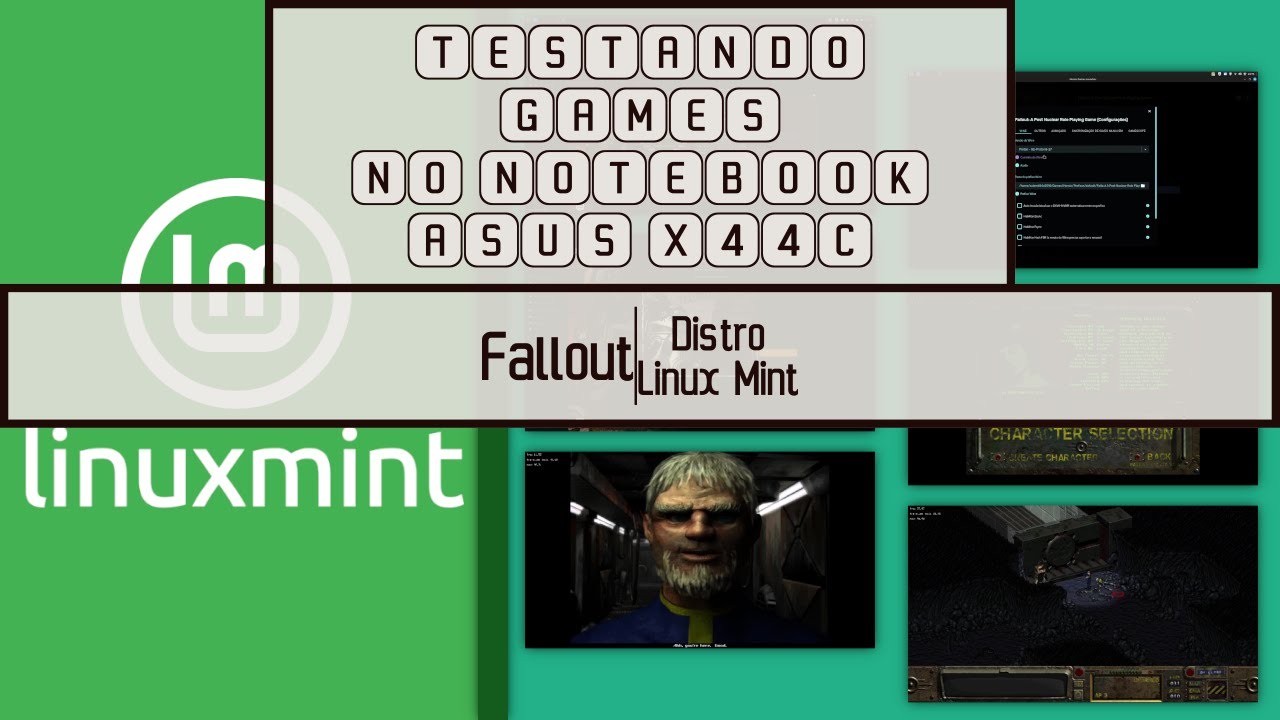 Linux Fallout Distro TESTANDO GAMES NO NOTEBOOK ASUS X44C - Fallout 1 (Epic Games) Distro ...