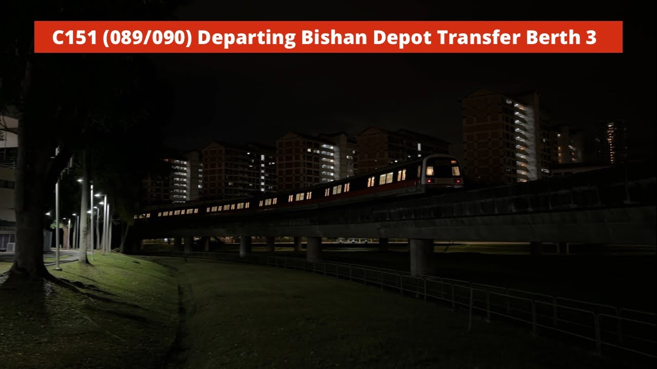 [Bye Bye Old Friend][SMRT] C151 (089/090) departing Bishan Depot Transfer Berth 3