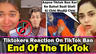 End Of The Tiktok | Tiktokers Reaction On TikTok Ban | TikTok Roast
