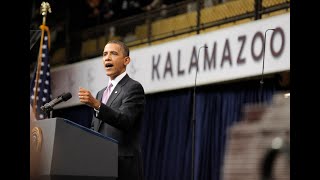 President Obama gives advice to Kalamazoo Central class of 2010 graduates