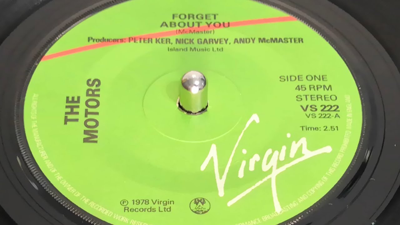 The Motors - Forget About You (1978 7