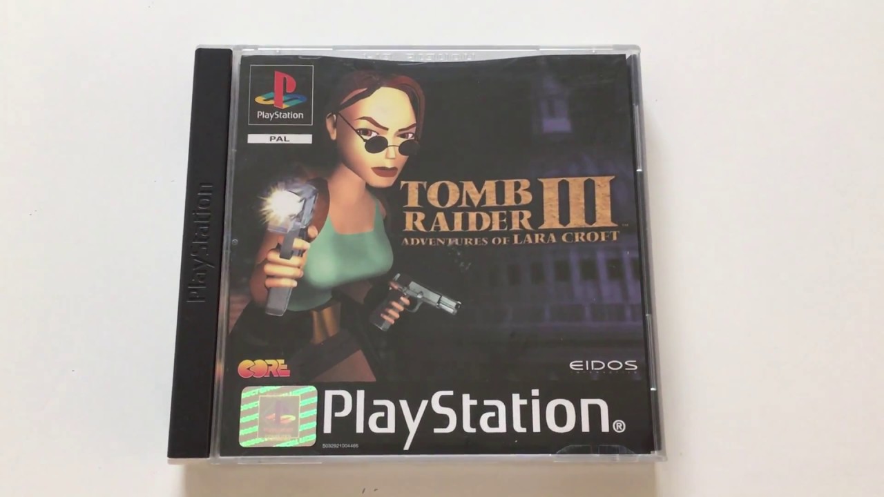 Tomb Raider 3 PS1 video game. Case, cover, disc and manual. Fantastic 