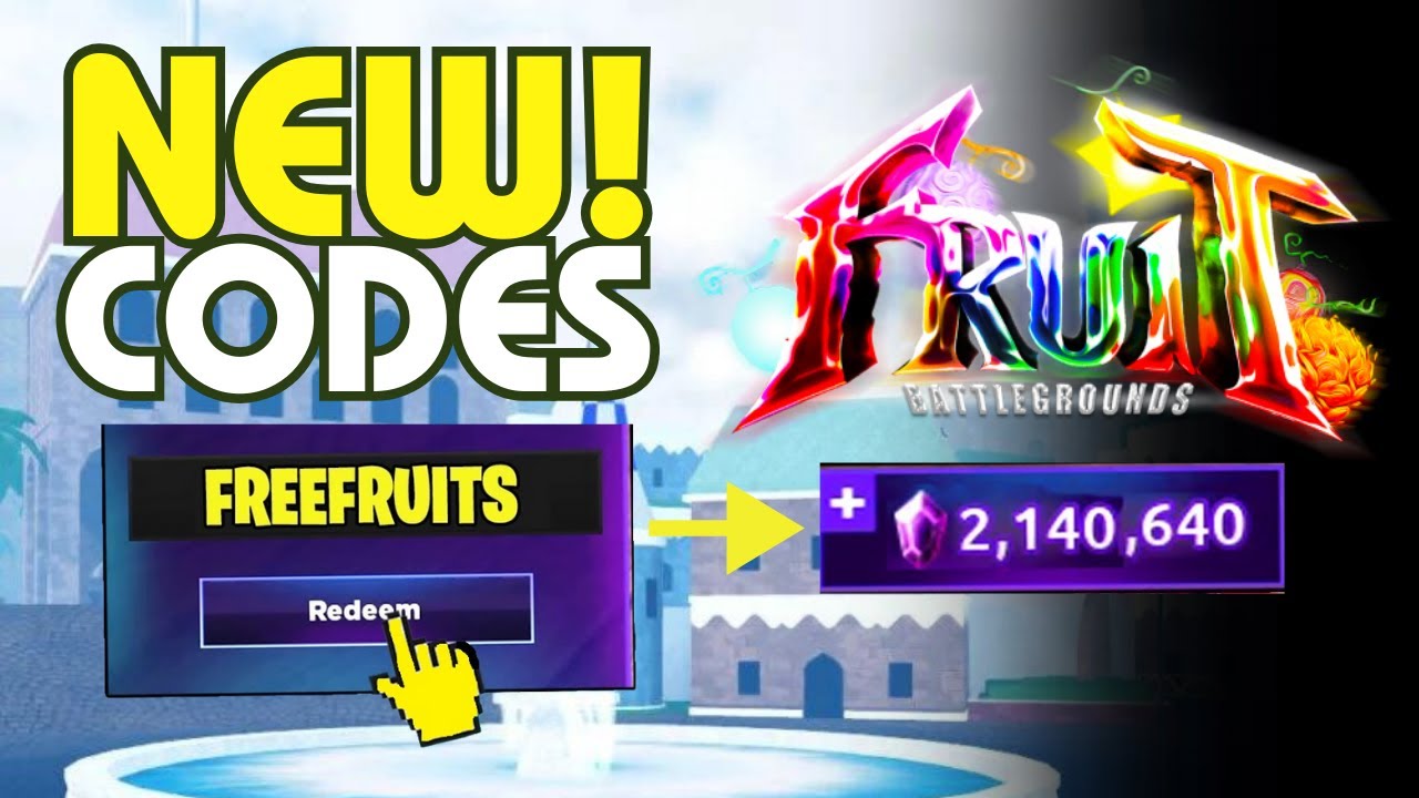 ALL NEW WORKING CODES FOR FRUIT BATTLEGROUNDS IN OCTOBER 2023! ROBLOX FRUIT  BATTLEGROUNDS CODES 