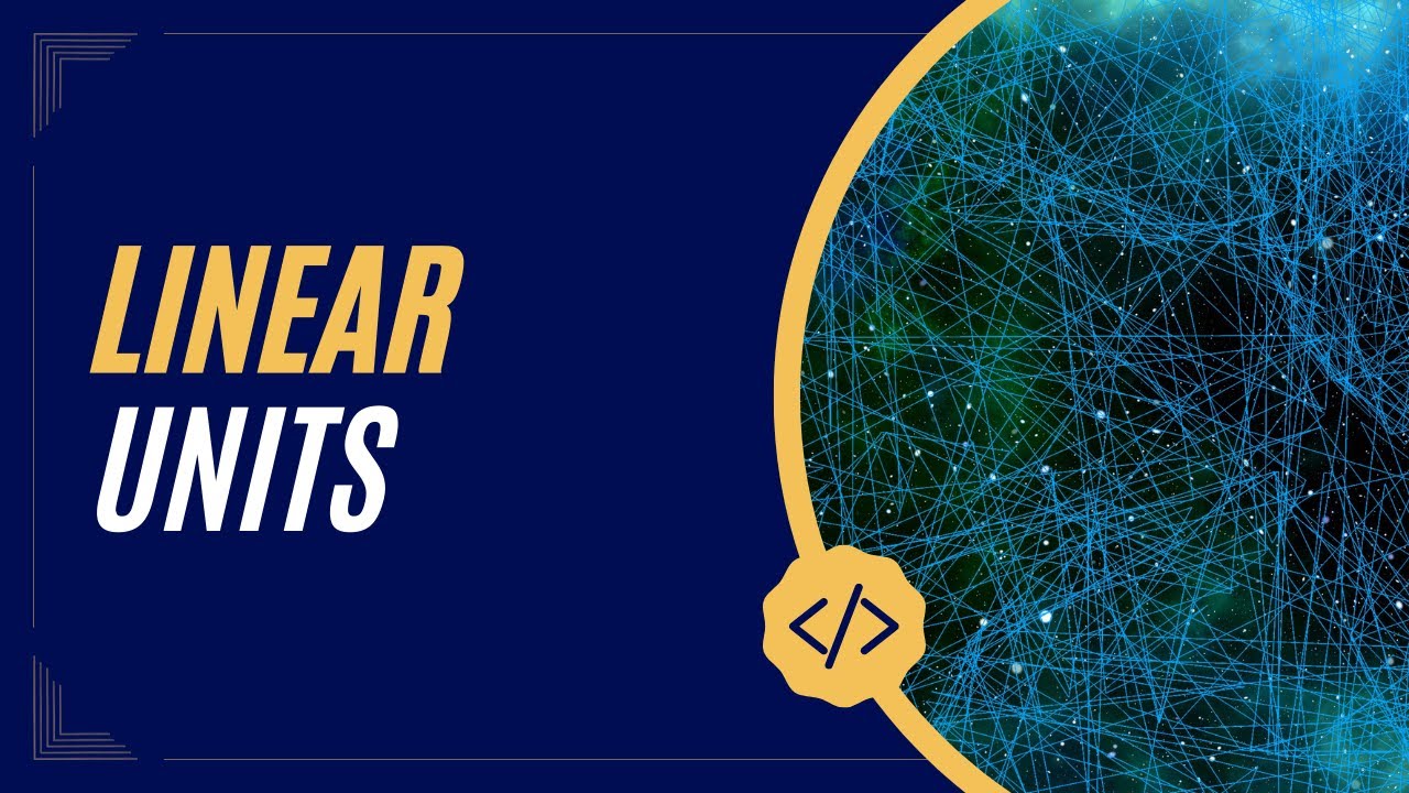 [5.2] Introduction to Deep Learning: Linear Units