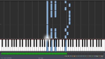 Czerny Exercise 13 from Practical Method for Beginners at 70BPM in Synthesia