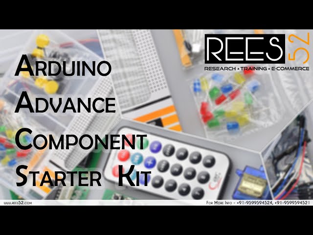 REES52 Arduino Advance Component Starter Kit - Unboxing and full introduction class=