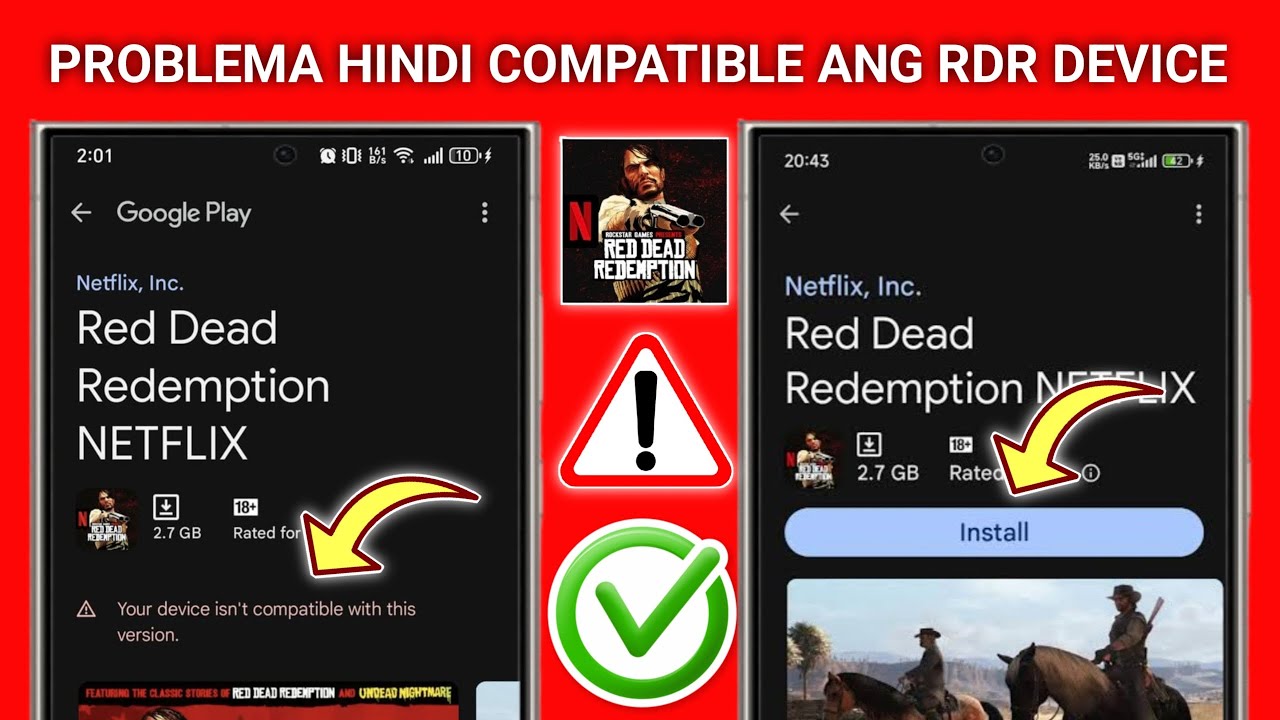 Мобильное устройство RDR не поддерживается | Red Dead Redemption, ваше устройство несовместимо