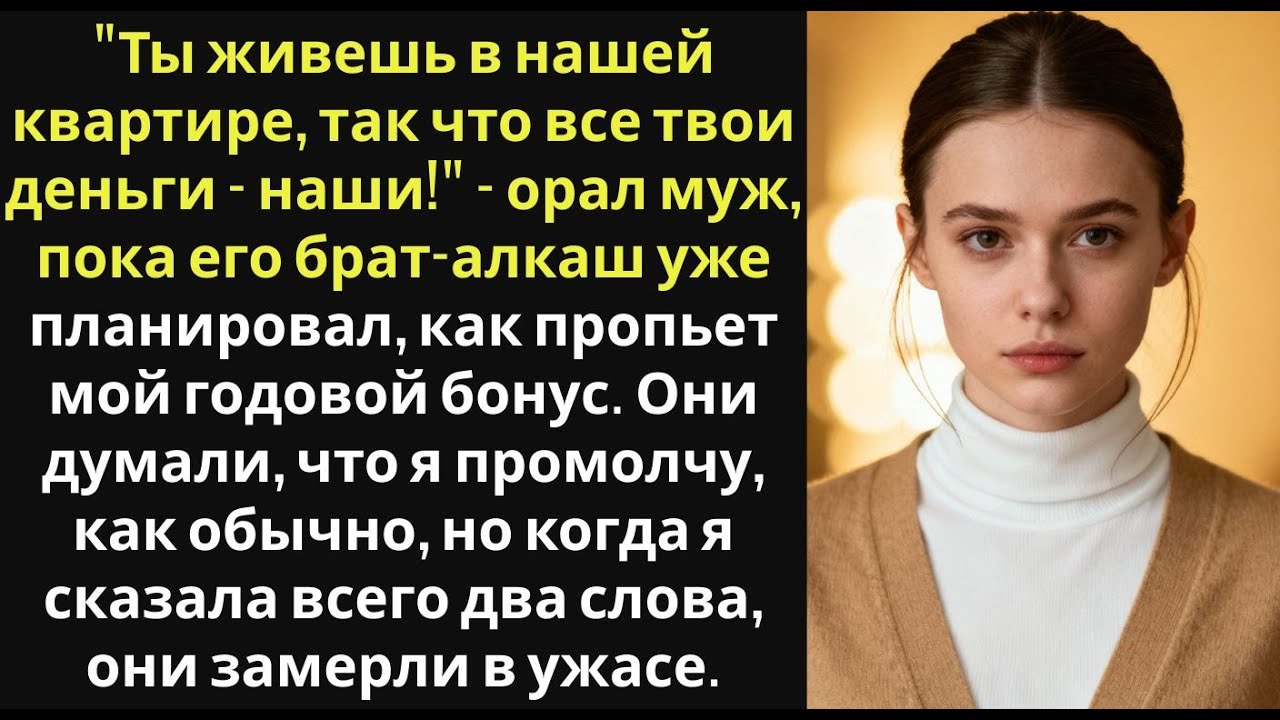 'Мы забираем твою премию  Моему второму сыну нужнее!'   заявила свекровь, вырывая у меня конверт