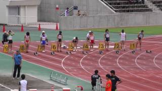 20160924群馬高校新人陸上女子100m予選6組
