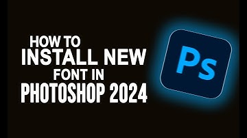 How to download and install fonts in photoshop 2024 | how to add fonts to photoshop