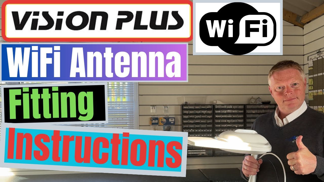 Vision Plus WiFi Caravan Antenna.