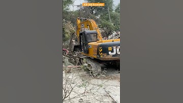 JCB 205 Excavator black soil digging for pipeline work with soil bucket |jcb videos |excavator video