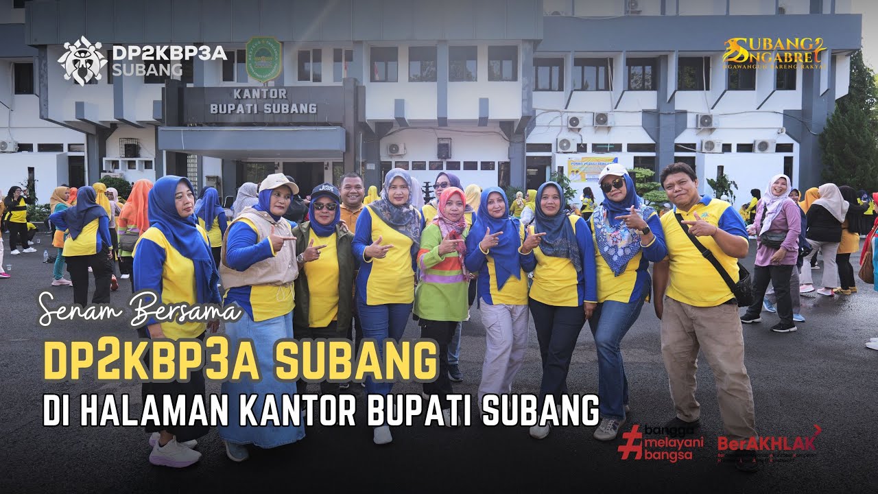 Hidup sehat dimulai dari gerak bersama. 💪
DP2KBP3A Kabupaten Subang menyelenggarakan Senam Bersama di halaman Kantor Bupati Subang sebagai ajakan nyata untuk membudayakan olahraga dalam keseharian.
Terlihat kekompakan ibu-ibu bergerak  serempak.  kebersamaan begitu terasa, sementara keringat yang bercucuran menjadi bukti semangat menjaga kebugaran tubuh.

Mari luangkan waktu untuk bergerak, berolahraga, dan menjaga kesehatan demi diri sendiri, keluarga, dan Subang yang lebih sehat.

#DP2KBP3ASubang
#AyoBerolahraga
#HidupSehat
#SenamBersama
#SubangSehat