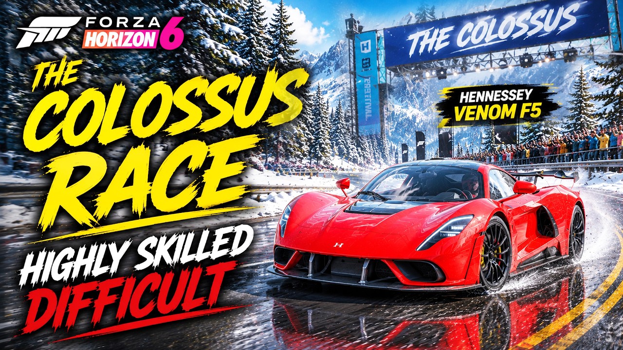Hennessey Venom F5 vs Highly Skilled AI The Colossus in Forza