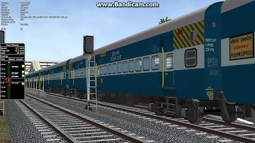 MSTS Indian Railways (IV) 12346 SARAIGHAT EXP hauled by SGUJ WDP4B.