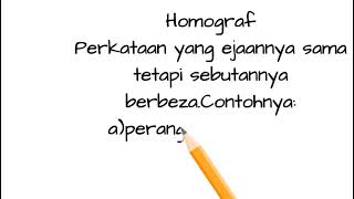 BM T4 Tema 2 Homograf dan Homofon