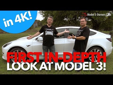 First In-Depth look at the Tesla Model 3 | Model 3 Owners Club