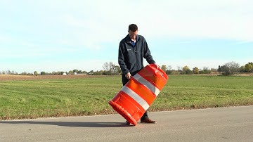 Lakeside Plastics Traffic Barrel