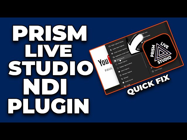 Easy Tutorial: Prism Live Studio NDI Plugin Fixed | Download & Install class=