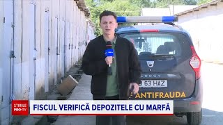 ANAF a descins într-un complex din Voluntari cu marfă din China și Turcia