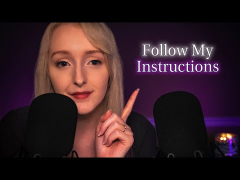 ASMR Follow My Instructions | Eyes Closed at 10:00