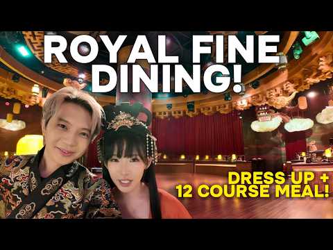 We Dressed Up As Royalty For A 12-course Immersive Dinner! 🎎 (xu Yan)