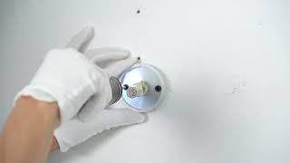 Semi-circular Alabaster Wall Sconce Installation Video – Sculptural Elegance and Natural Beauty