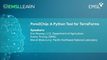 Pore2Chip | EMSL LEARN Webinar Series