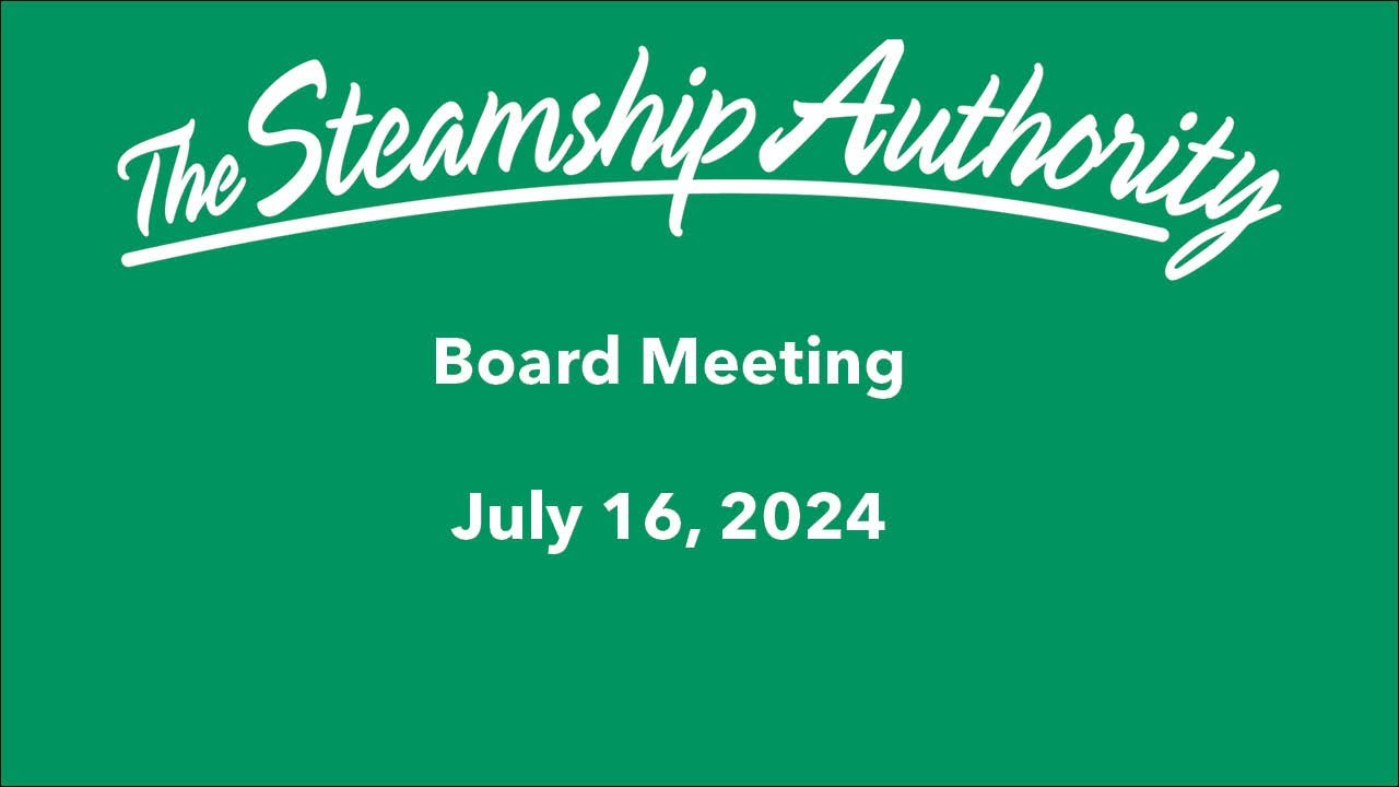 July 16, 2024, Board Meeting