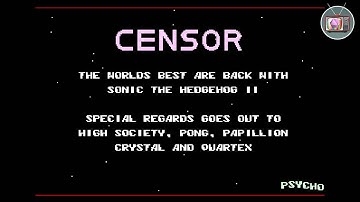 Sonic the Hedgehog II Cracktro by Censor Design (1992) | Sega Mega Drive Demoscene