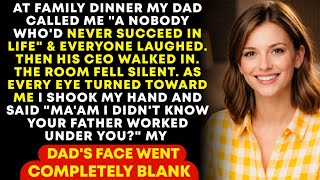 Information At Family Dinner, My Dad Called Me A Nobody Who’d Never Succeed In Life & Everyone Laughed. Then.. Guide
