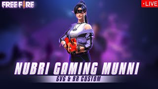 Free Fire Girl Live steam || Rank Push || Nubri Gaming Munni || সবাই চলে আসো