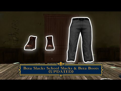Bully AE - Beta Slacks School Slacks & Beta Boots (UPDATED)