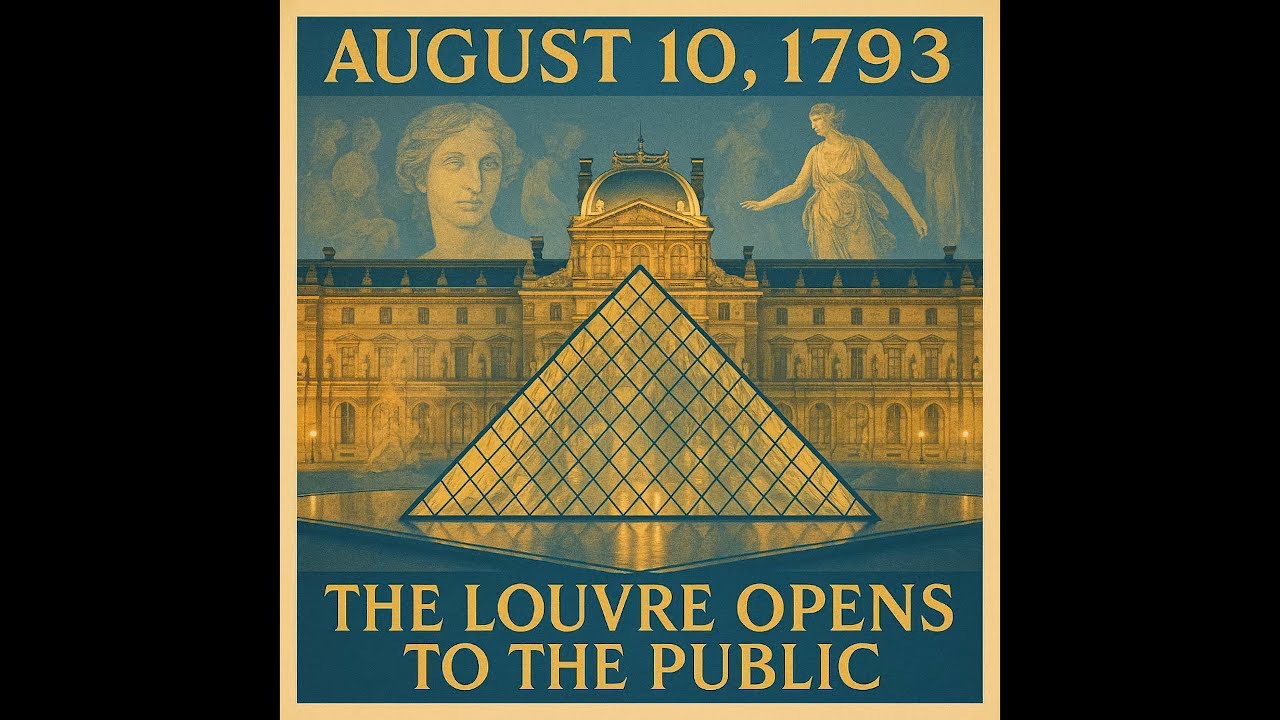 August 10, 1793 - The Louvre Opens to the Public - Melody News