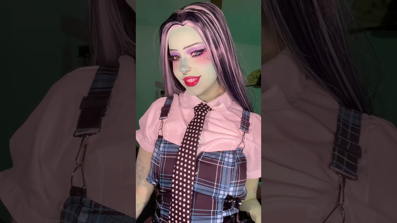 last Frankie video 🧟 #cosplay #monsterhigh #makeup #frankiestein
