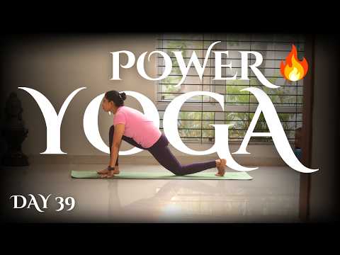 Day 39 Power Yoga Challenge 🔥 | 45 Days Transformation Begins