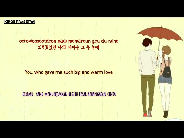 Because I Love You 슬픔속에 지워야만 해   Jung Seung Hwan ft  Park Yoon Ah Lyrics Sub Indonesia + English class=