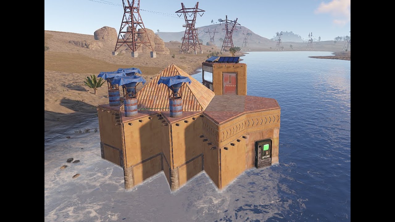 Rust Solo, 3 x 2, Fish Trap, and Farm, Bunker Base Tour