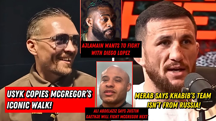 Usyk Copies McGregor’s Iconic Walk, Dubois KO’s Joshua, & Merab’s Bold Comments on Khabib!
