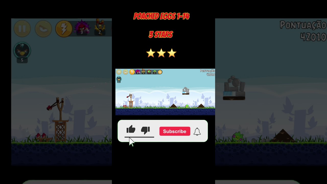 Angry Birds - Poached Eggs Level 1-14 3 Stars