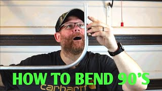 How To Bend 90's On EMT Conduit