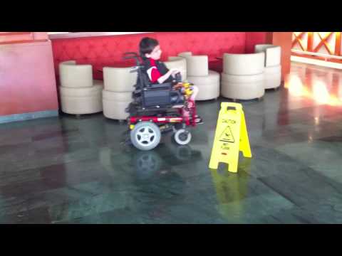 Wheel Chair Drifting-This Kid Has Some Serious Skills