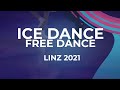 LIVE 🔴 | Ice Dance Free Dance  | Linz   - 2021 #JGPFigure