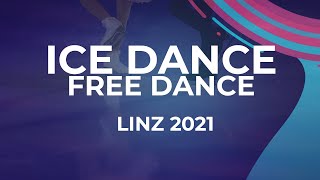 LIVE 🔴 | Ice Dance Free Dance  | Linz   - 2021 #JGPFigure