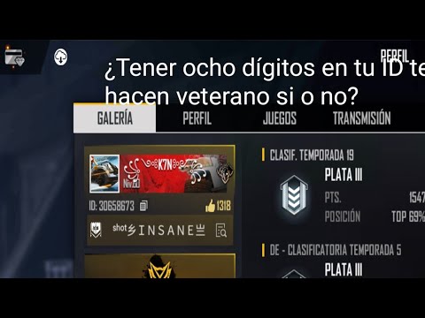 Free Fire | Conta FF Id 8 digitos