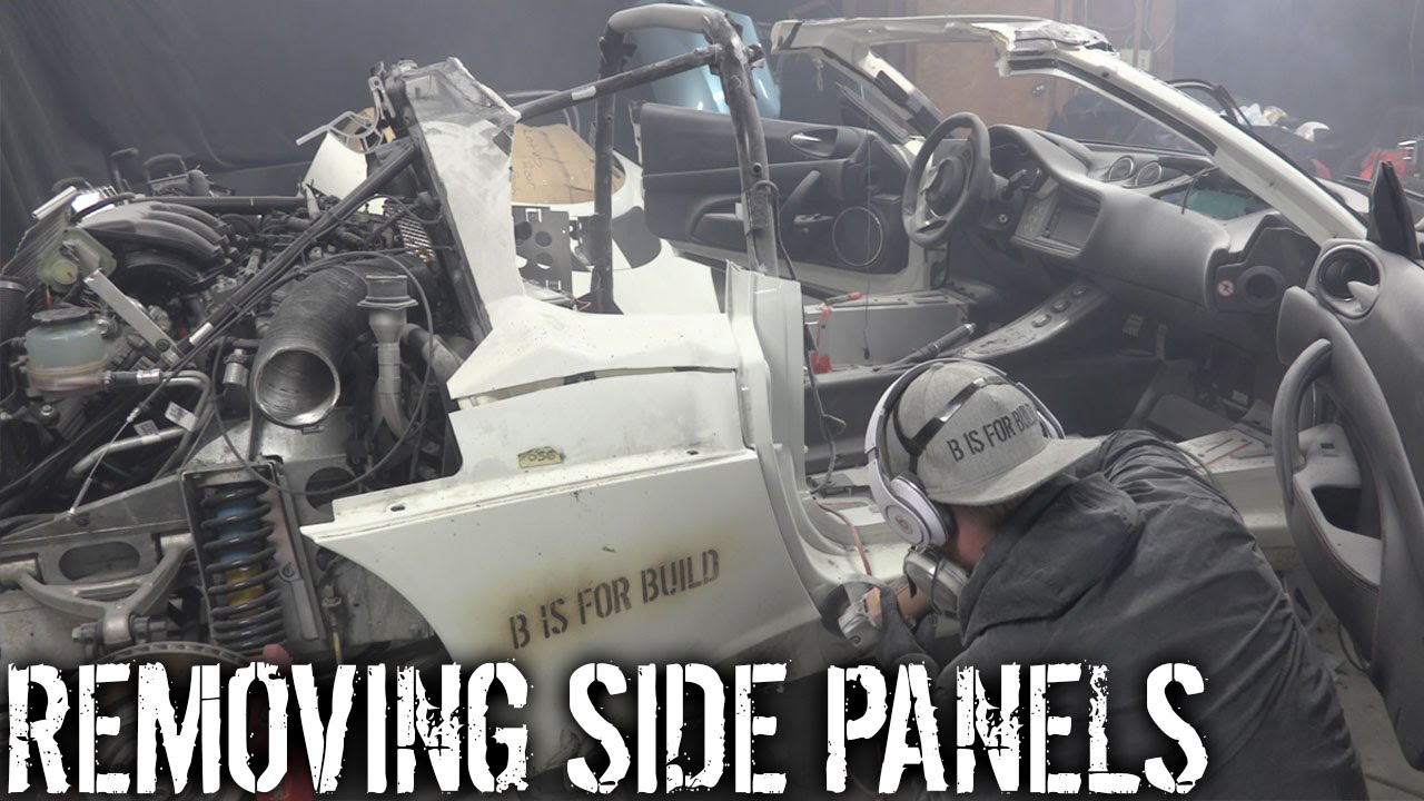Budget Lotus Evora Pt 10 - Removing Side Panels